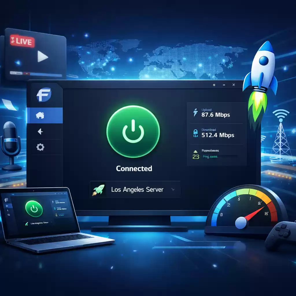 让直播不卡顿，快连带你飞跃网络极限，直播比较卡怎么办