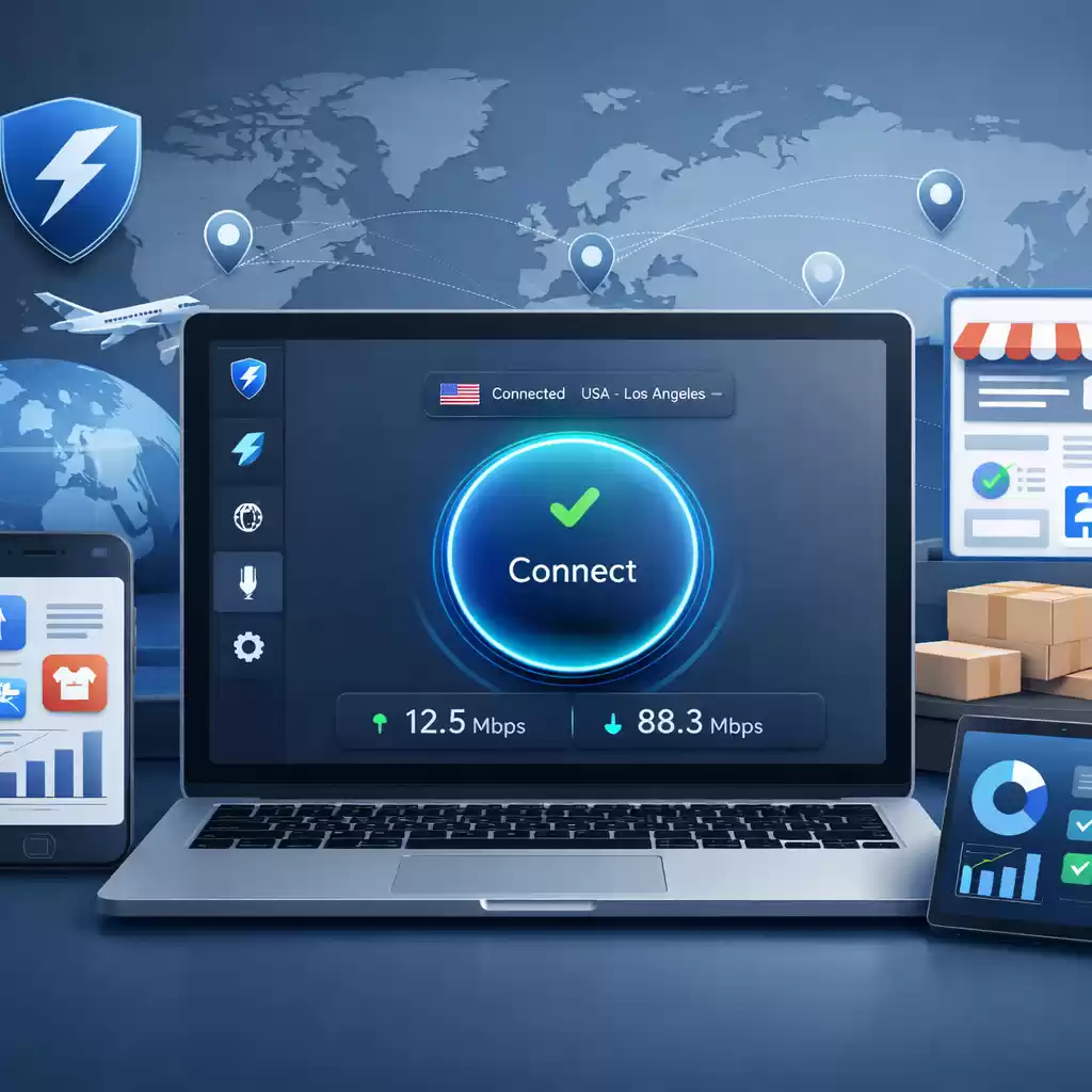 跨境电商运营卡？快连助你高效管理店铺