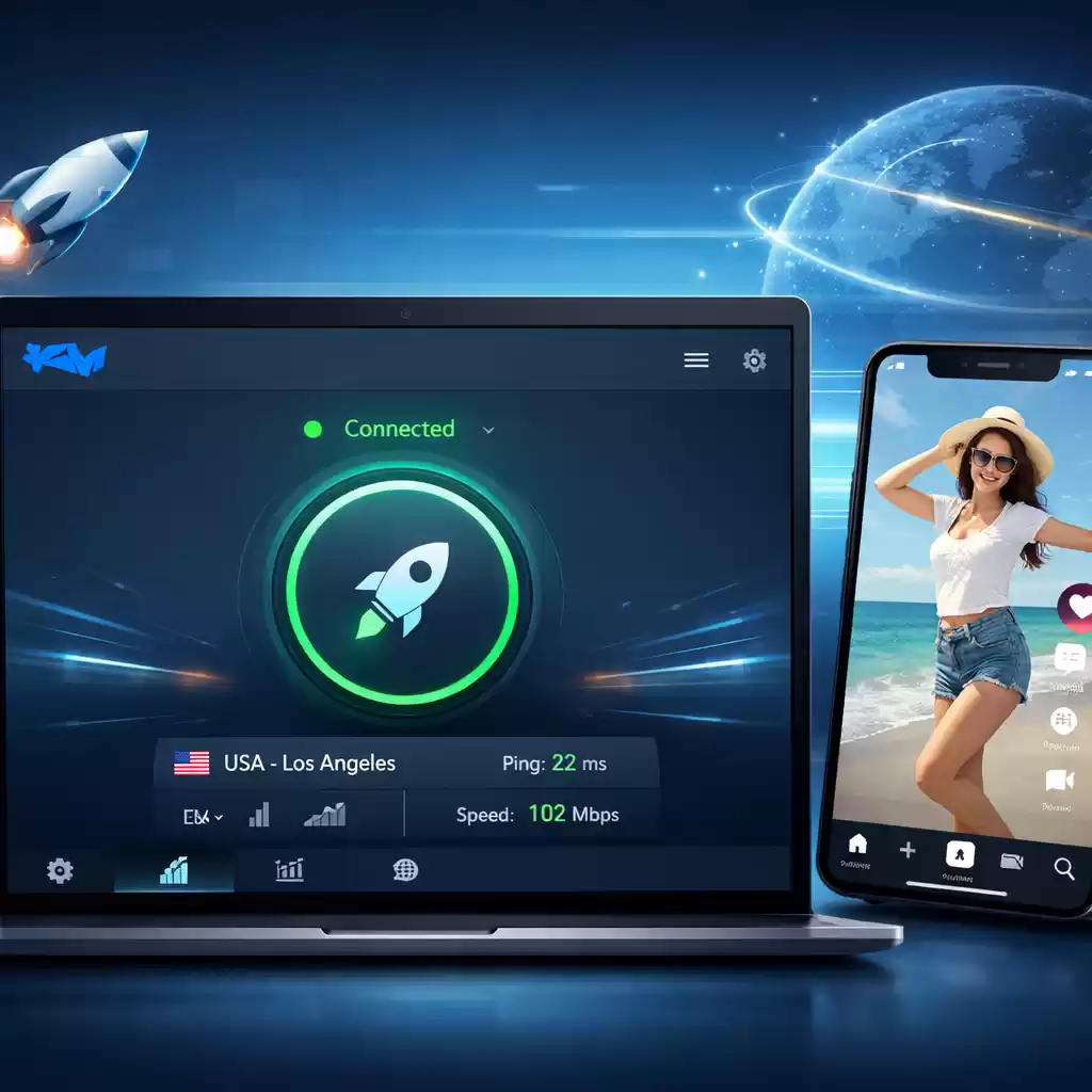 快连上网加速器让TikTok海外版加载快如闪电