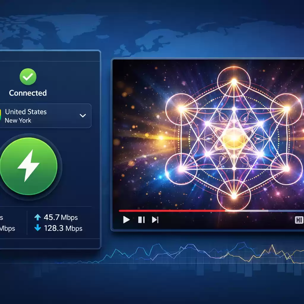 快连加速器让海外神圣几何图案直播更清晰