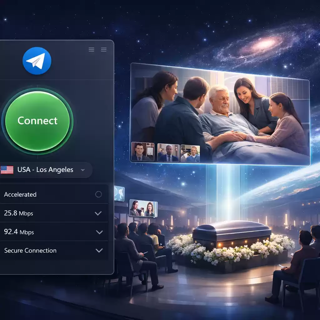 快连网络加速器让海外临终宇宙告别仪式全球共鸣