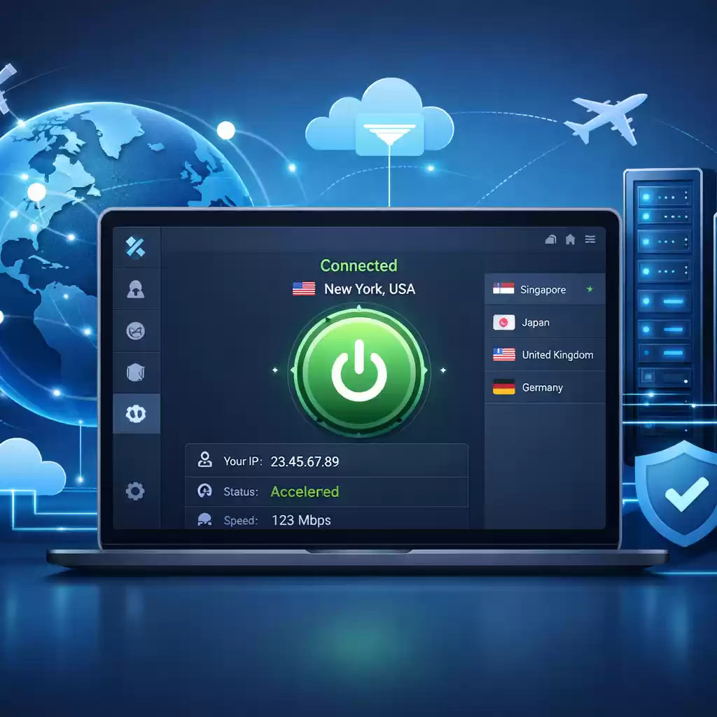 全球加速器背后的黑科技：快连如何实现“秒连”海外服务器？