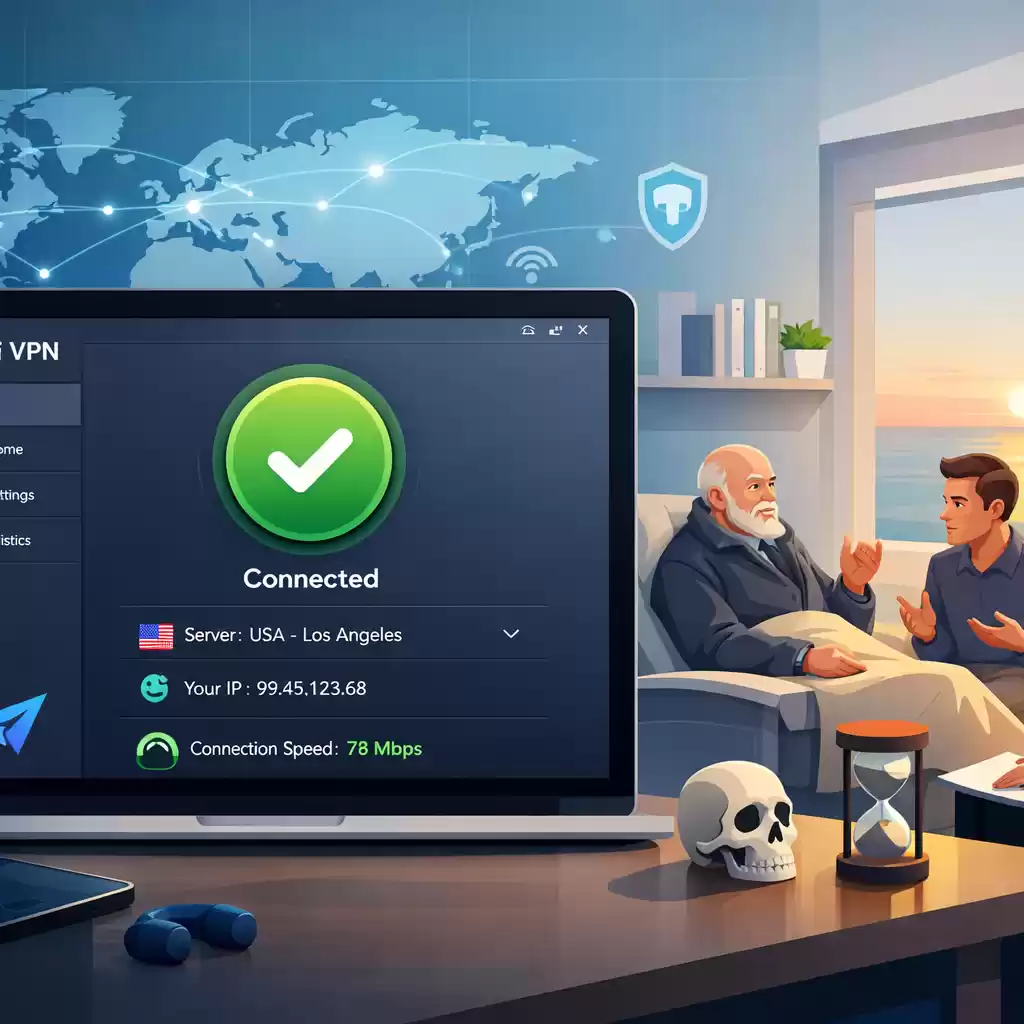 快连上网加速器让海外临终哲学讨论更深入