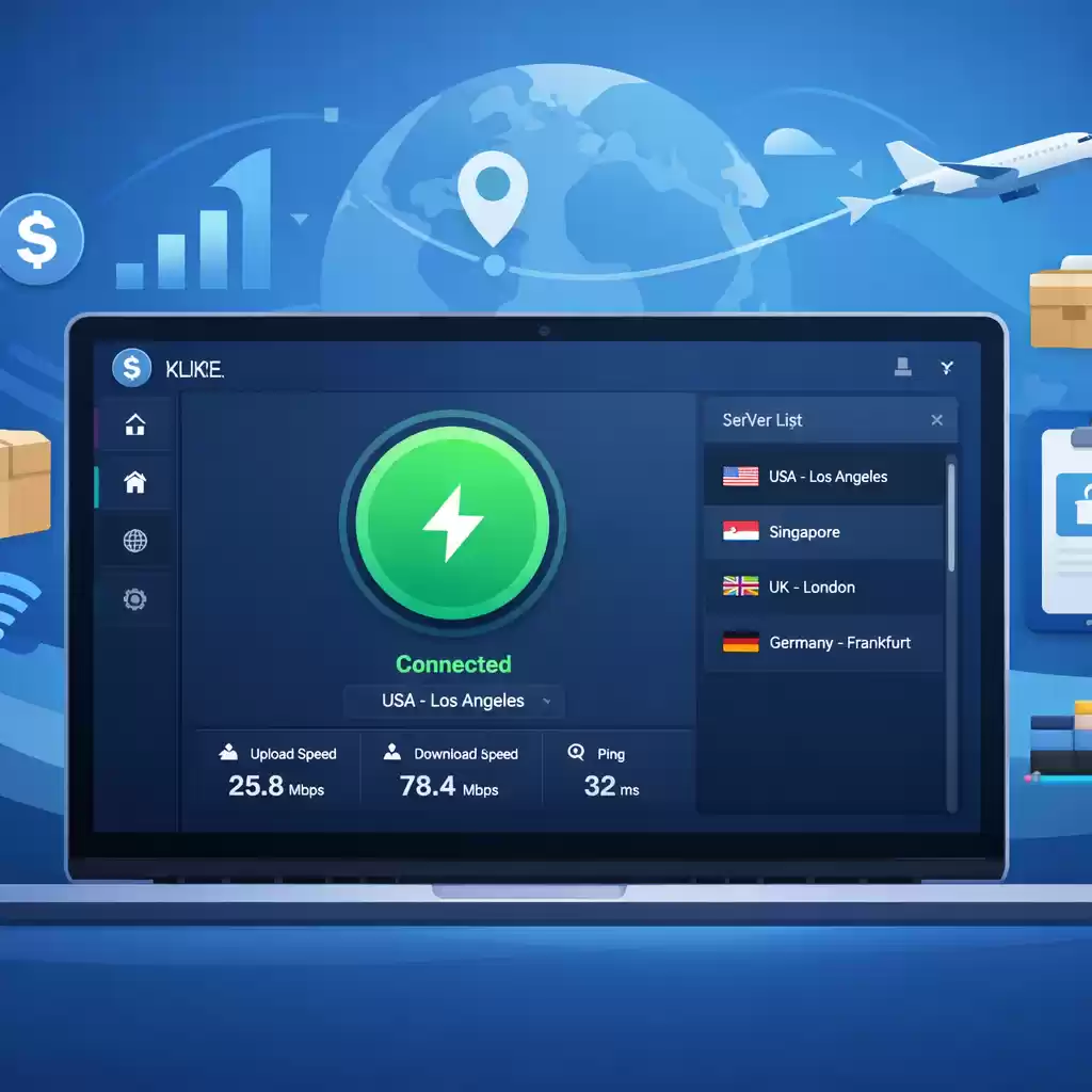 跨境电商运营卡？快连助你高效管理店铺