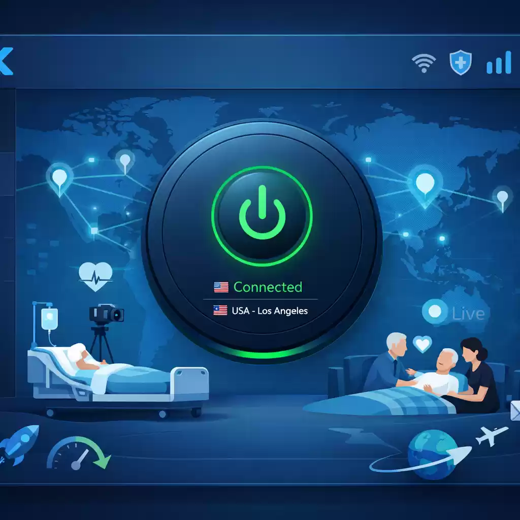 快连上网加速器:让海外临终感恩直播温暖全球