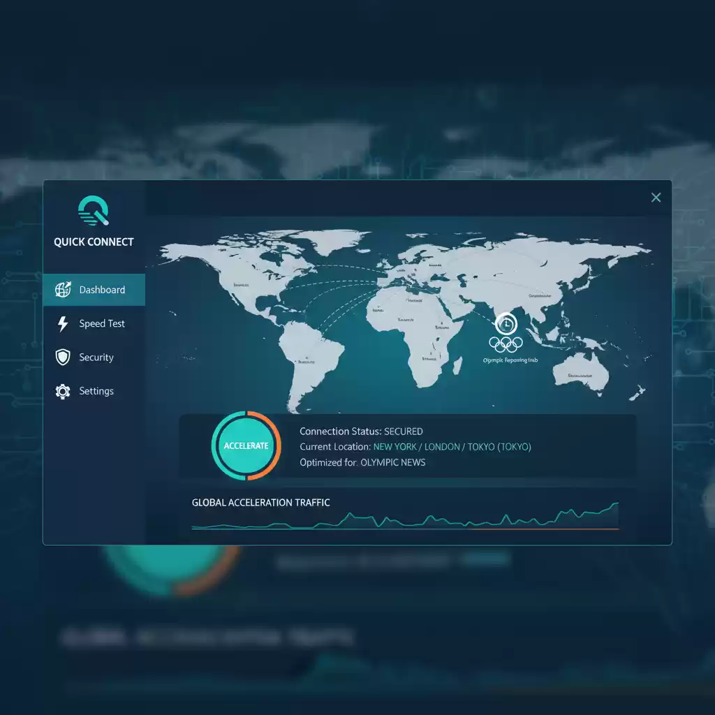 快连全球加速器：奥运报道的加速引擎
